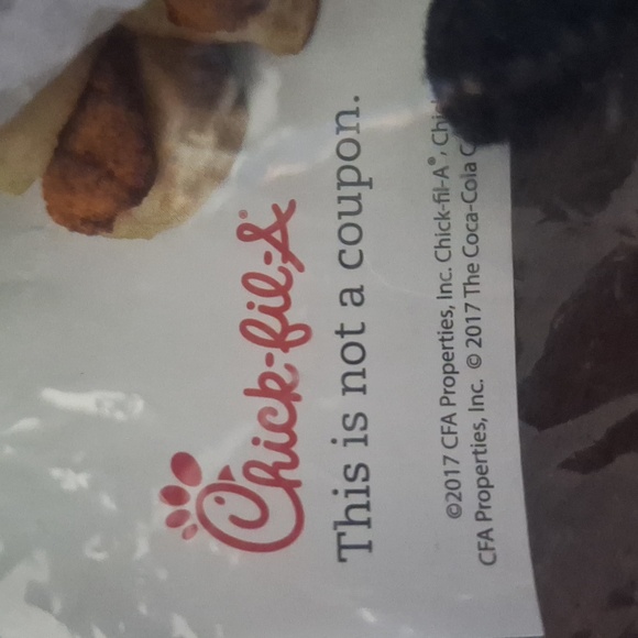 🐄 Chik Fil-A 'Eat More Chikin' stuffed collectible plush cow. 2017. New in bag. - Picture 3 of 7